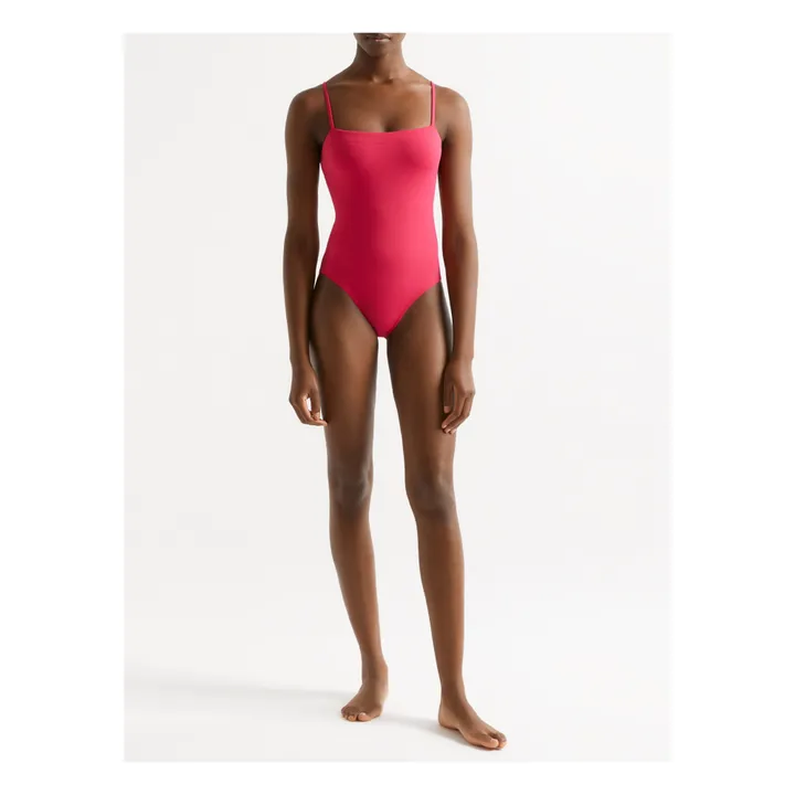 Eres Maillot 1 Pièce Aquarelle | Rouge framboise