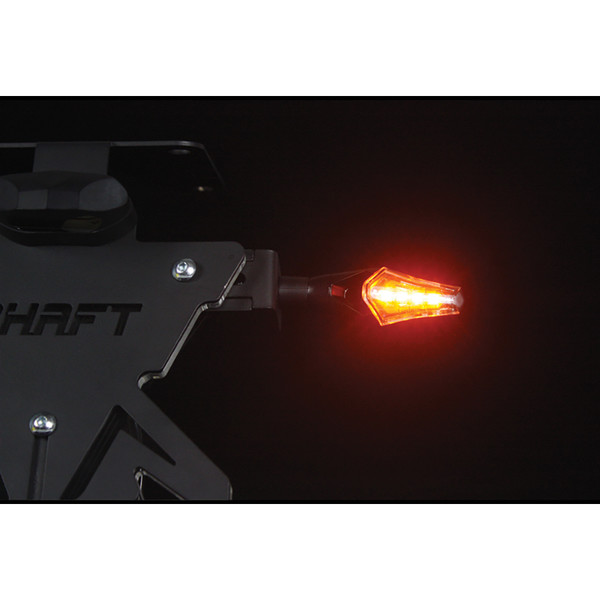 Chaft - Clignotants LED Hecker Noir / Fumé