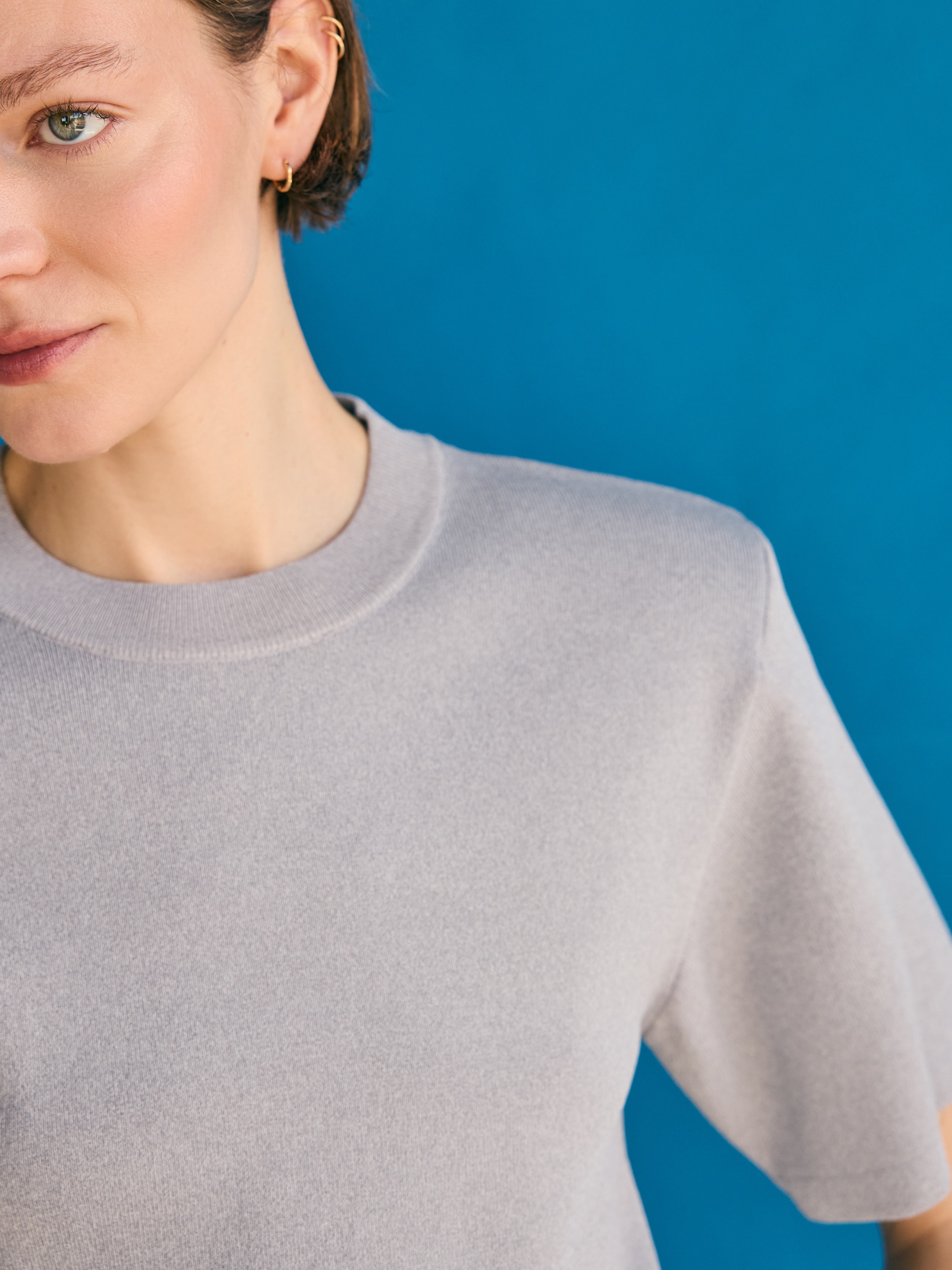 Pullover mit hohem Viskoseanteil