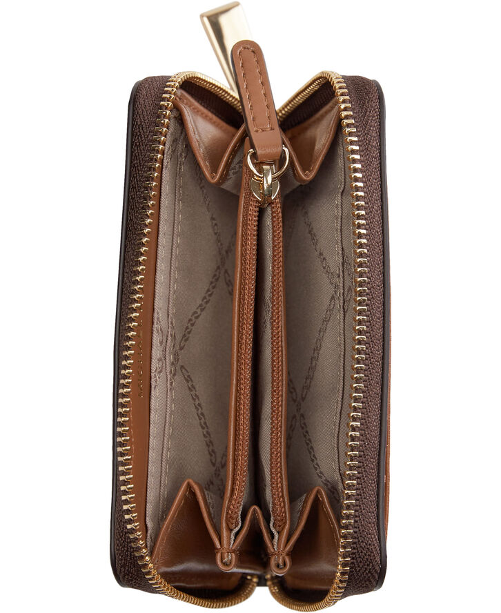 Michael Kors SM ZA COIN CARD CASE Brn/acorn
