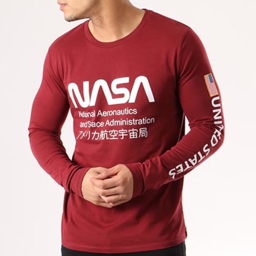 Tee Shirt Manches Longues Admin Bordeaux