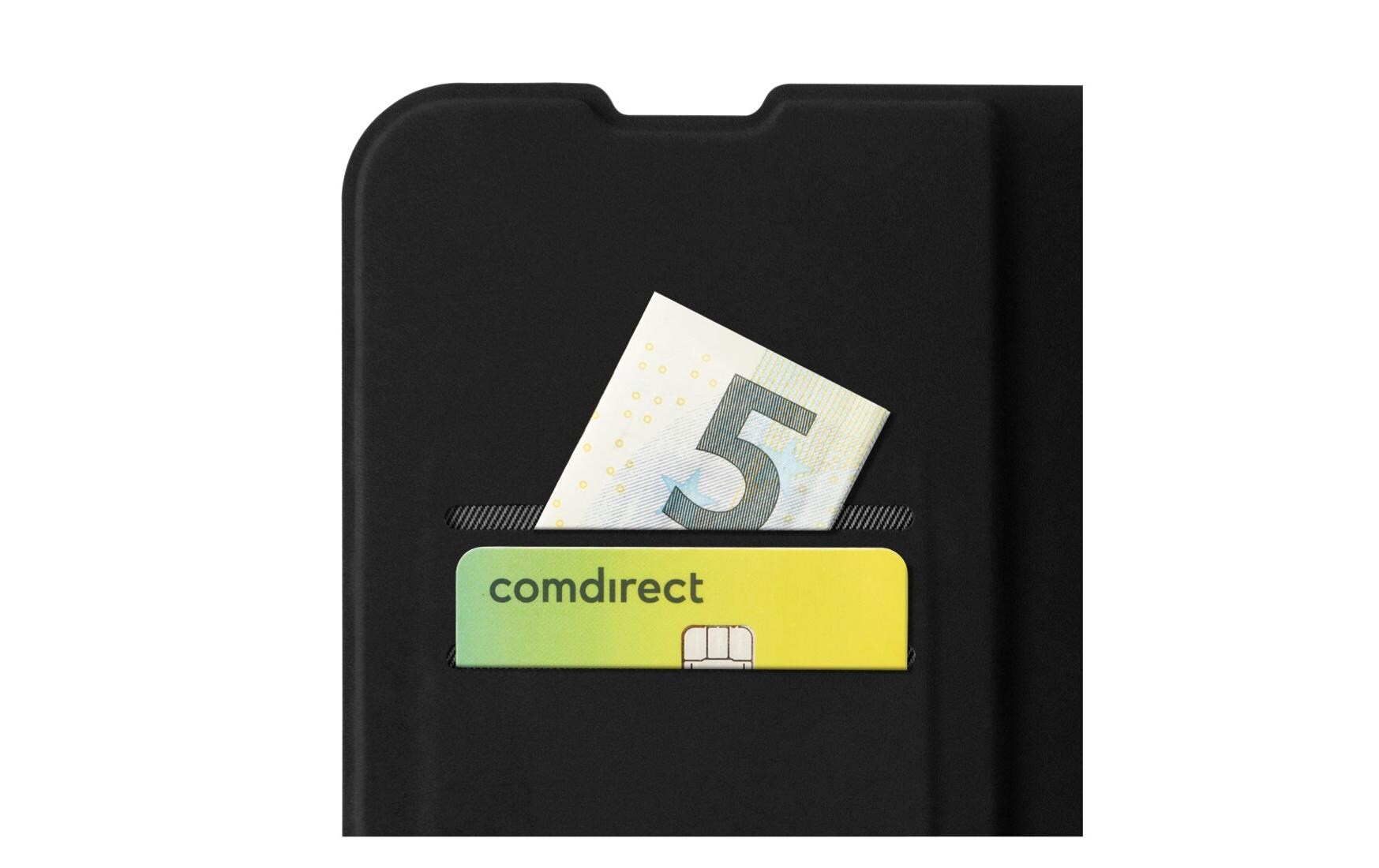 Book Cover Daily Protect Schwarz für iPhone 16 PlusHama Daily Protect Handy-Schutzhülle 17 cm (6.7