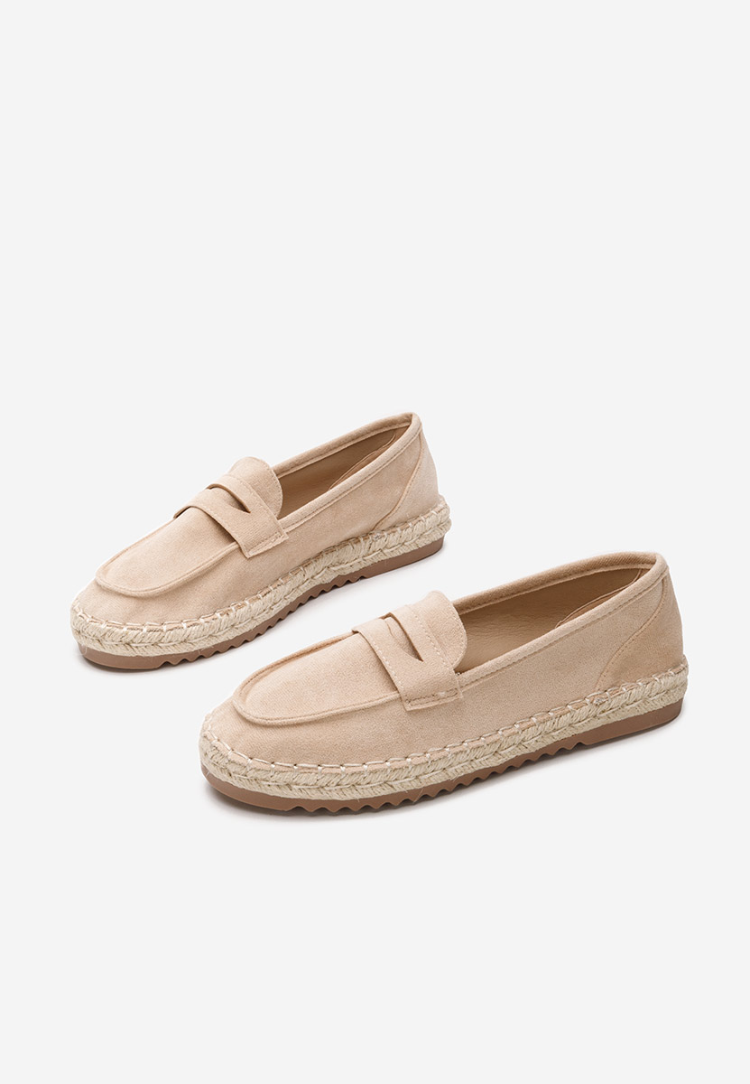 Mocassins femme nude Elanore