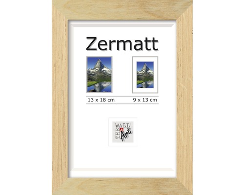 Fotolijst, hout, Zermatt eiken, 13x18 cm