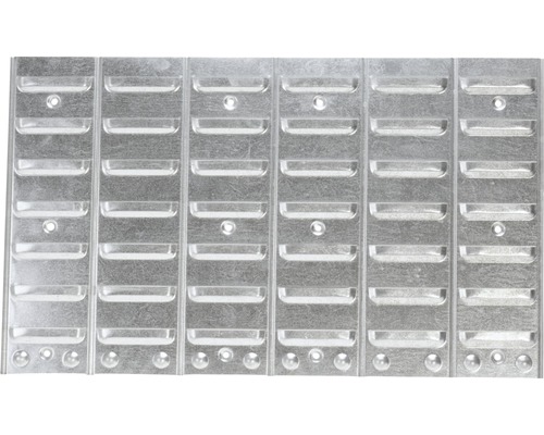 Metalen sleufwand voor opbergdozen maat 1-4