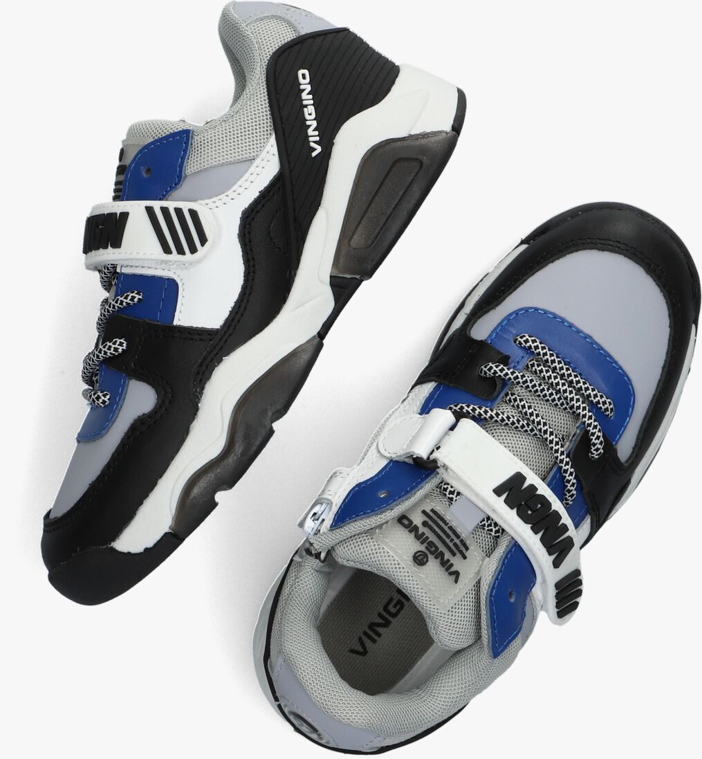 VINGINO grijze vingino lage sneakers vito low