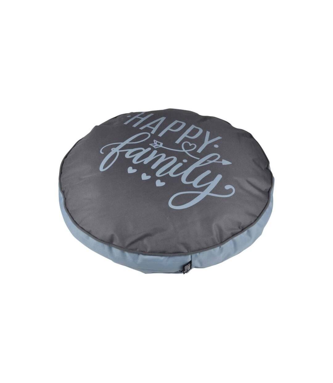 Paris Prix - Coussin Pour Chien & Chat happy Family 60cm Bleu