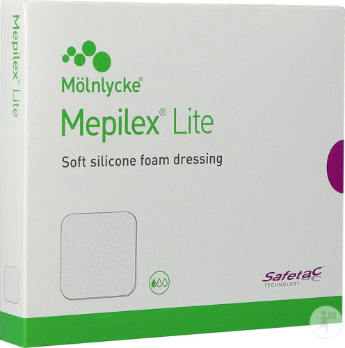 Mepilex Lite Pansement Hydromousse Fin 6x8,5cm Pièces 5