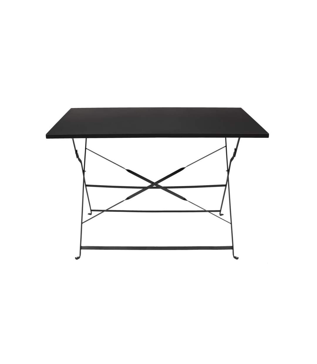 Paris Prix - Table De Jardin Pliante palerme 110cm Noir