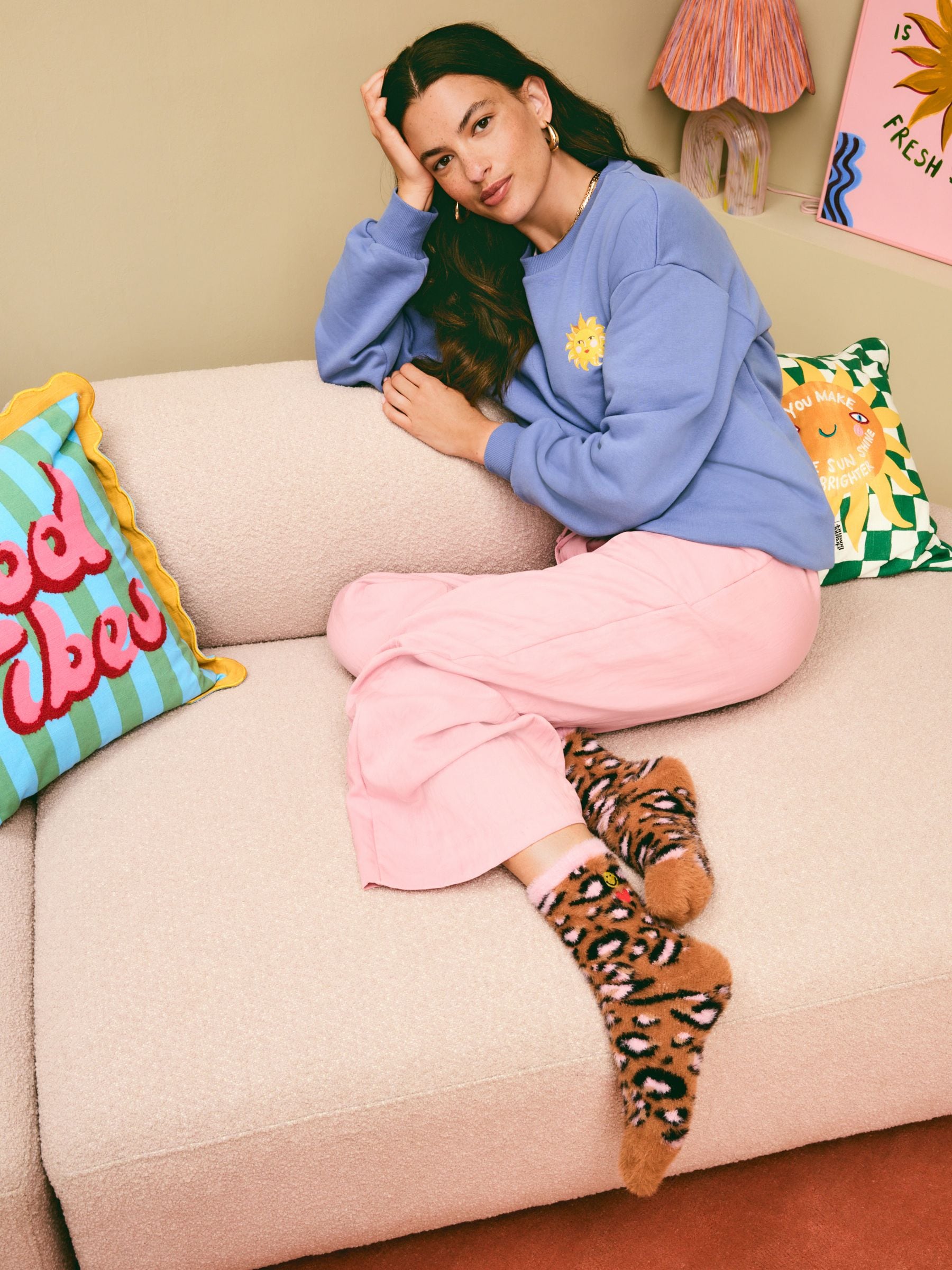 Luipaard - Eleanor Bowmer Super Cosy Socks