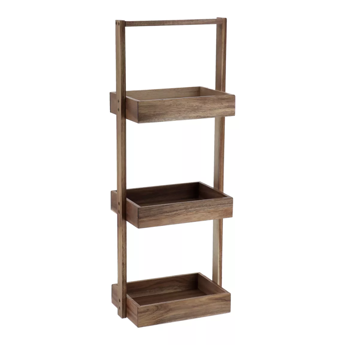 Etagère 3 niveaux bois d'acacia (H70 cm) Lina marron
