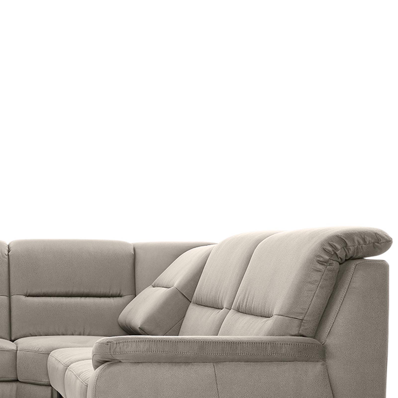 polsterpower Ecksofa - Holiday alu - Basismodell - rechts