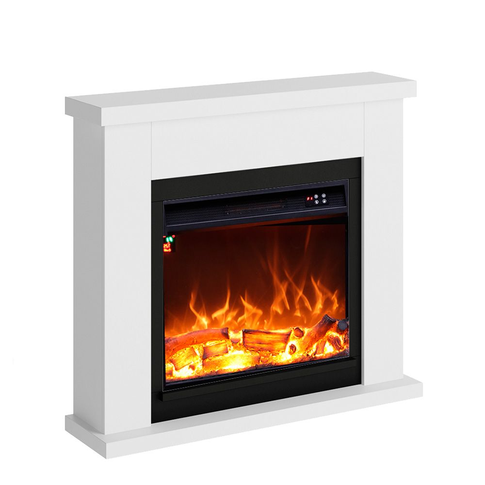 Cheminee murale 1500w caminetto fuego paolo blanco