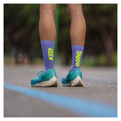 Chaussettes Sporcks Keep Going Violet