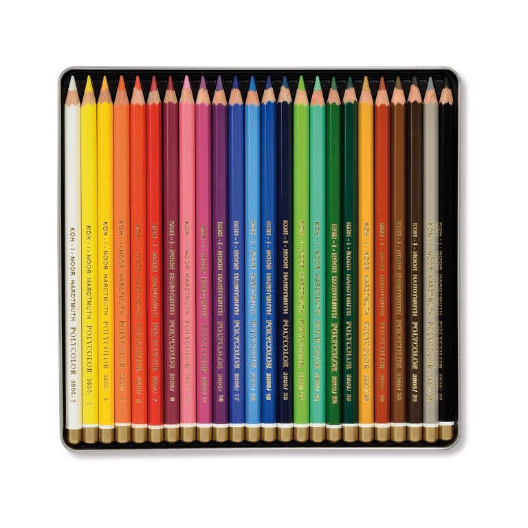 Koh-i-Noor Farbstift Polycolor 3800, 24er-Set