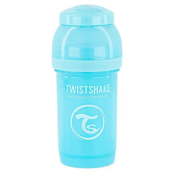 Twistshake Biberon Anti-Colique Bleu Pastel +0m 180ml