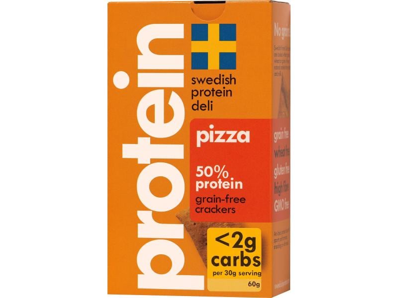 swedish protein deli Crackers Pizza 60 g Schwedische Snack-Spezialität