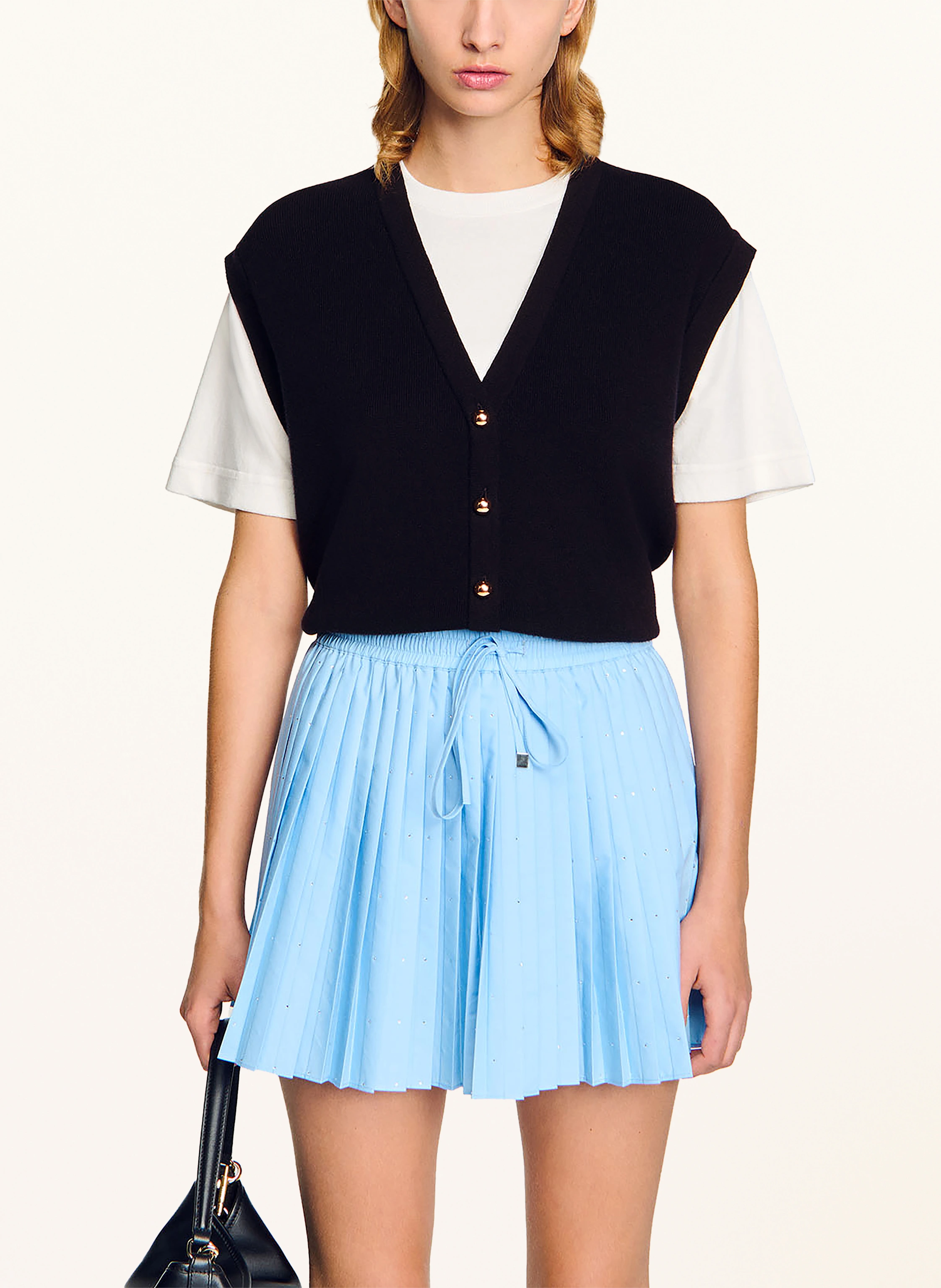 SANDRO Strickshirt
