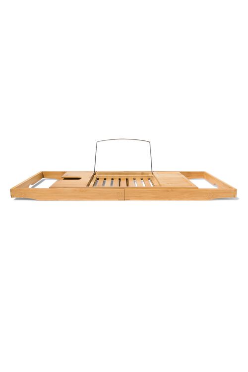 plateau de bain bambou 70-104x22x5.5