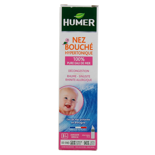 Humer Nez Bouché Hypertonique Spray Bébé et Enfant