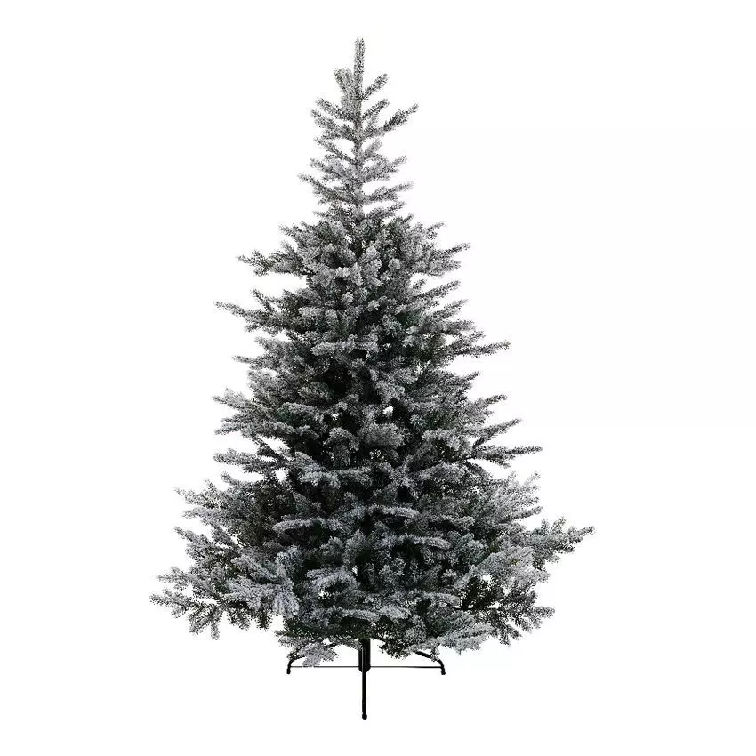 Sapin artificiel de Noël Glorious H180 cm Vert enneigé