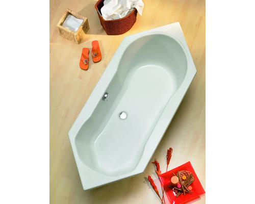 OTTOFOND Labos bad 80 x 190 cm wit glanzend glad 926001