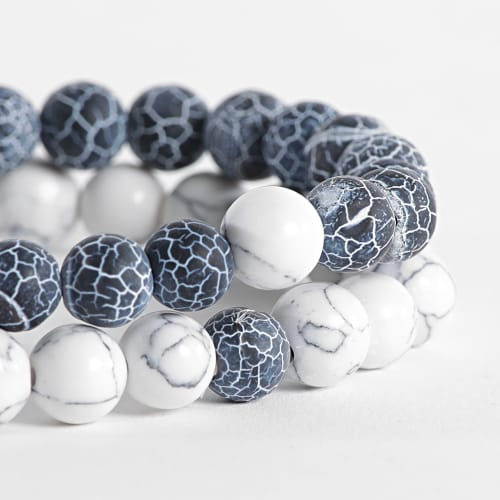 Bracelet Ran 18 Gris Blanc