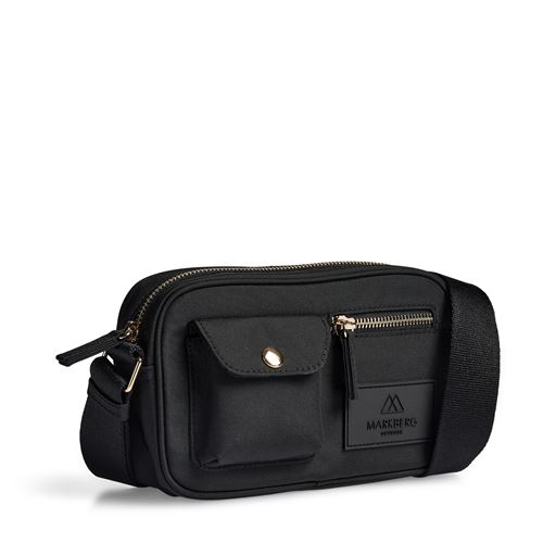 Markberg Darla Small Crossbody, Black/Gold
