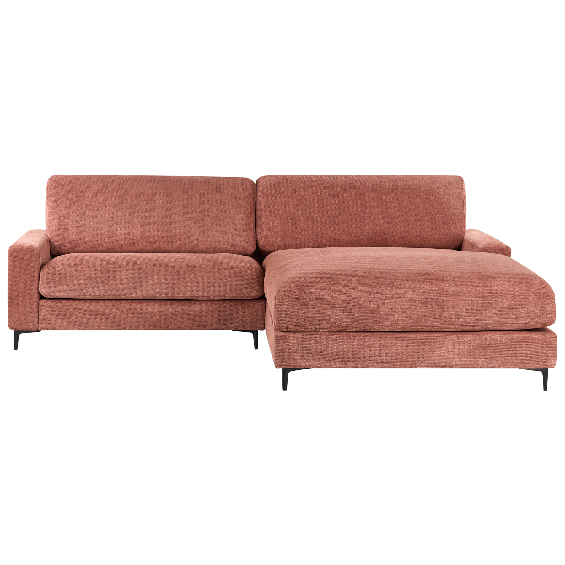 Beliani - MALOY - Hoekbank - Rood - Linkszijdig - Polyester