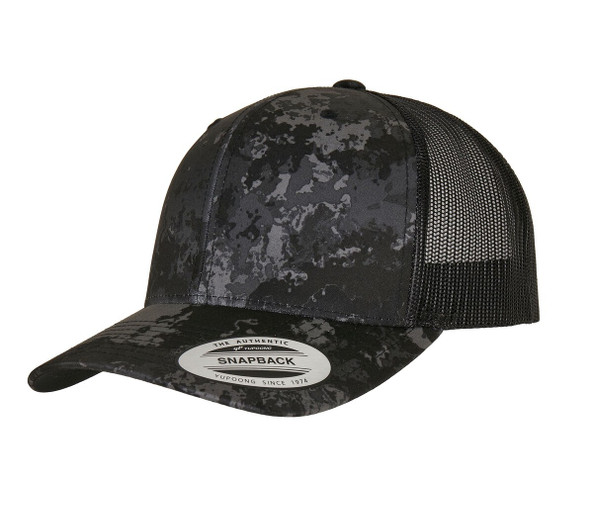 FLEXFIT 6606VC - Casquette trucker motif cendré