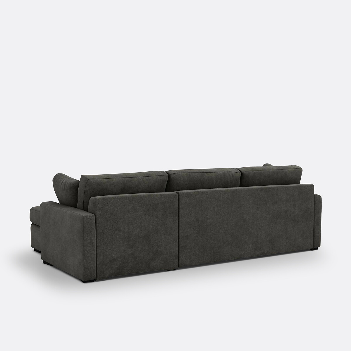 LA REDOUTE INTERIEURS<br>Sofá de canto tecido texturizado, Bultex, Timor