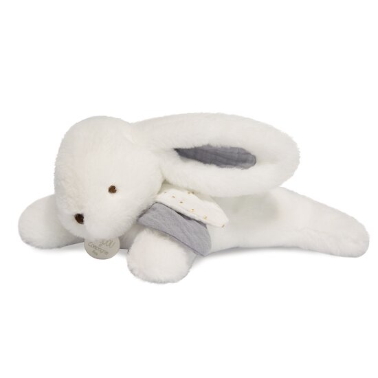Pantin pompon   Happy Glossy blanc        de               Doudou et Compagnie