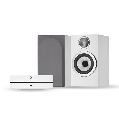 Koop Bluesound POWERNODE (N330)   Bowers & Wilkins 707 S3 Stereosysteem voor TV | 5 Jaar Garantie