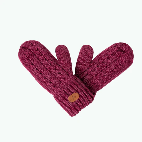 Moufles Chocolat chaud Violet - Enfant violet