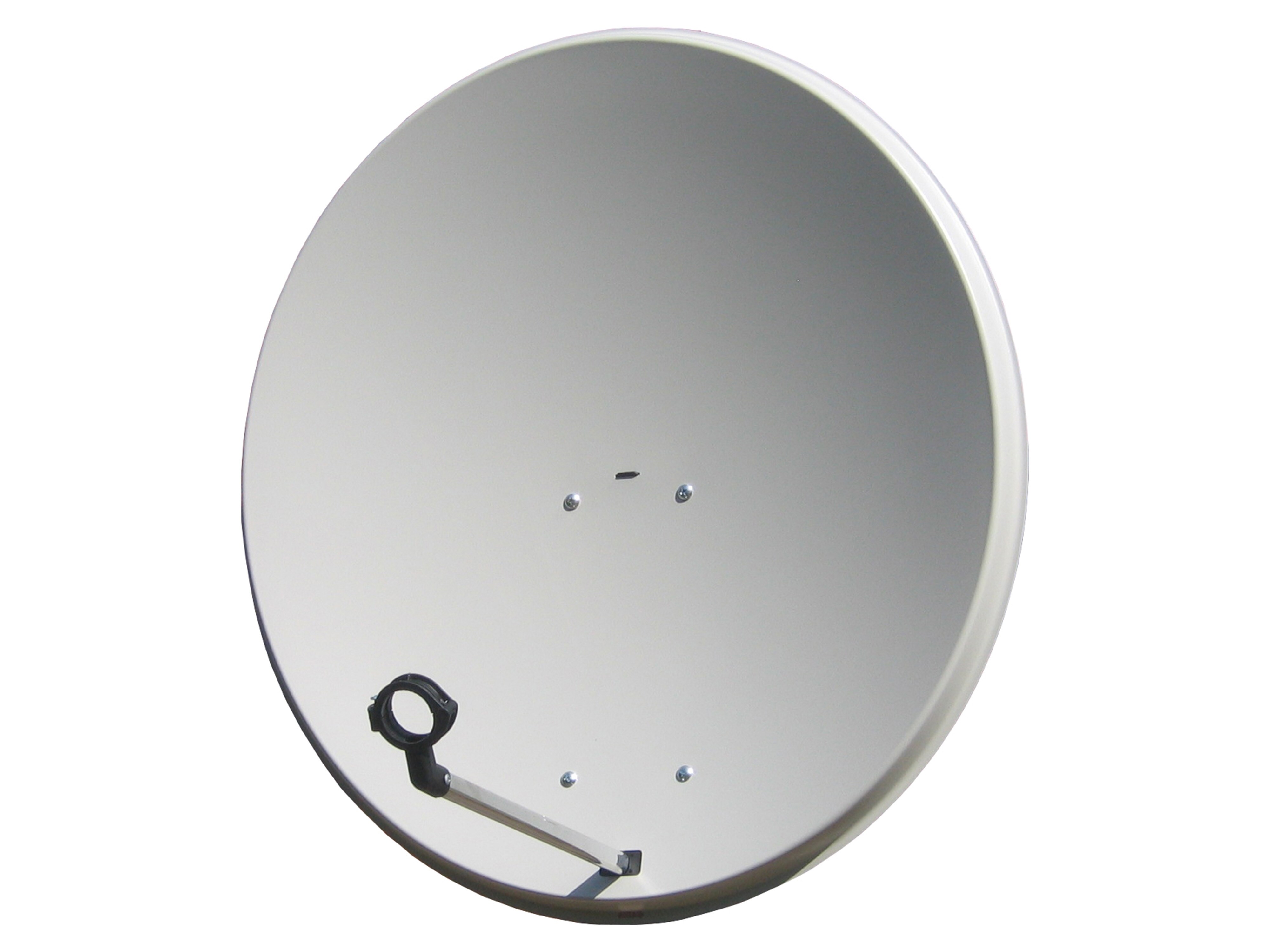 sky vision Stahl Satellitenspiegel 80 cm, 40 mm Feedaufnahme, RAL 7035