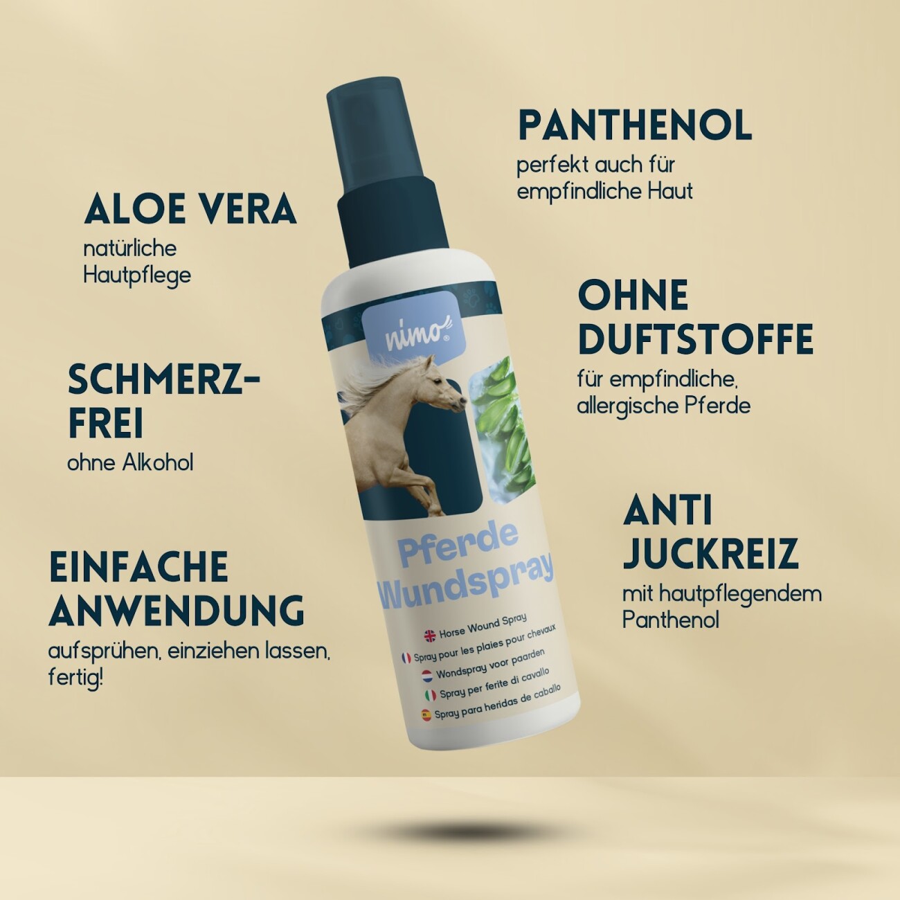 nimo Pferde Wundspray 125 ml
