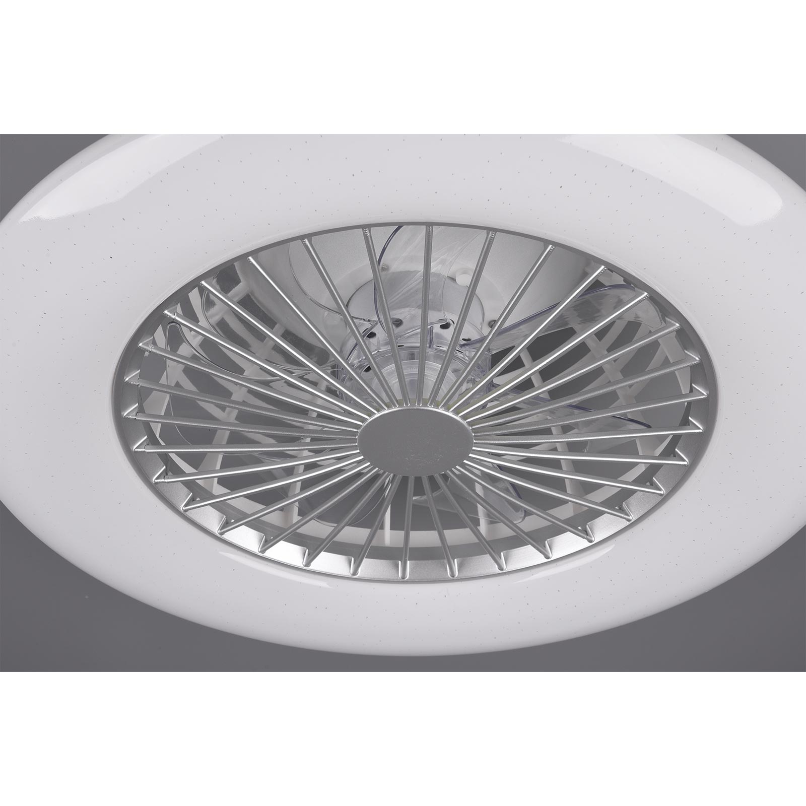 LED-Deckenleuchte mit Ventilator - weiß - dimmbar