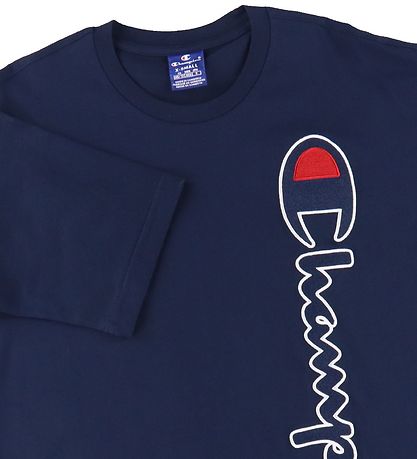 Champion Fashion T-shirt - Navy m. Logo