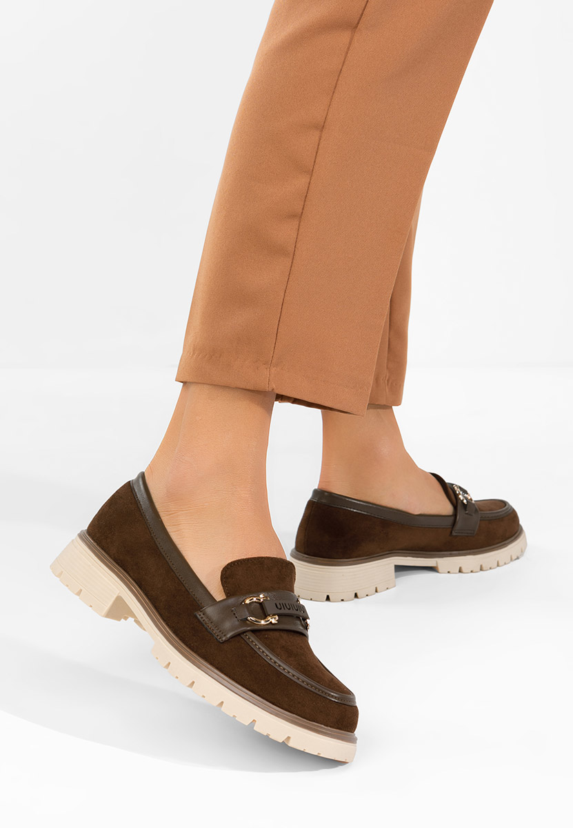 Mocassins femme bruns Althea