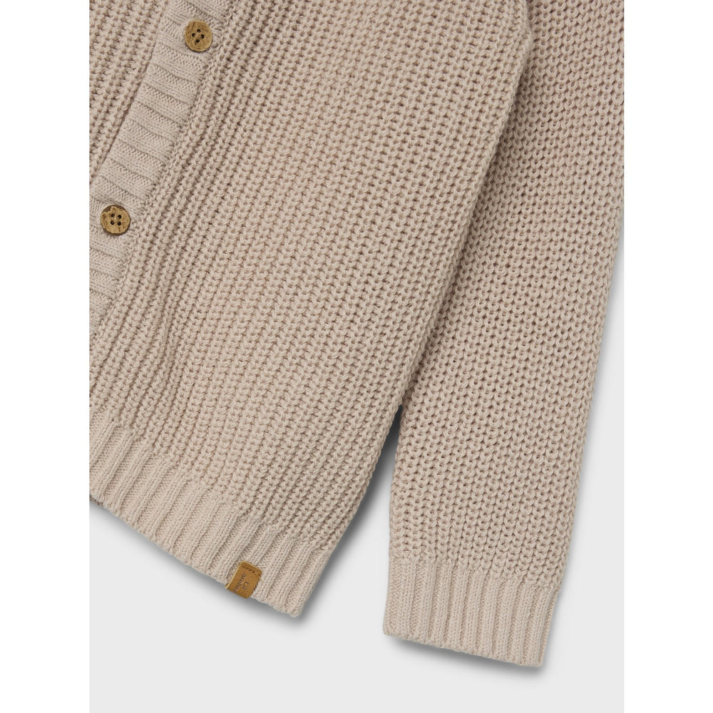 Køb Lil'Atelier Gray Morn Emlen Lin Strik Cardigan Noos