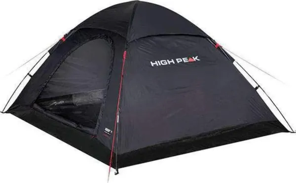 High Peak Monodome XL, Kuppeltelt, 4 person(er), Ventilation, Vandtætte samlinger, Sort