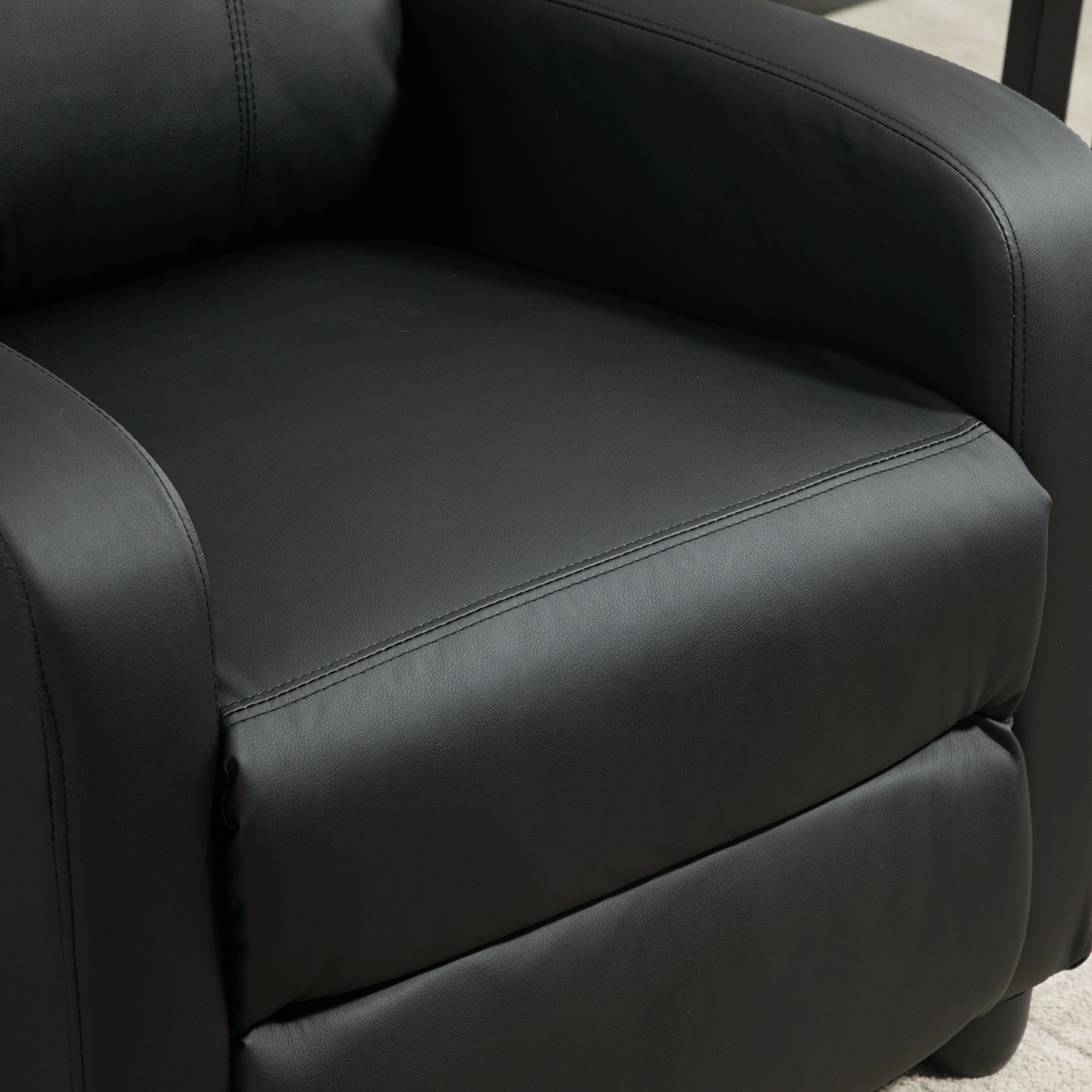 HOMCOM Massagesessel mit kabelgebundener Fernbedienung schwarz 68B x 88T x 98H cm