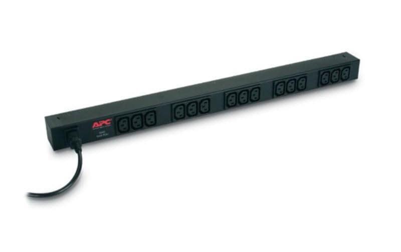 Zero-U-Space PDU AP9568 15x C13 10 A<br>APC – Rack PDU, Basic, Null HE, 10 A, 230 V, (15)C13