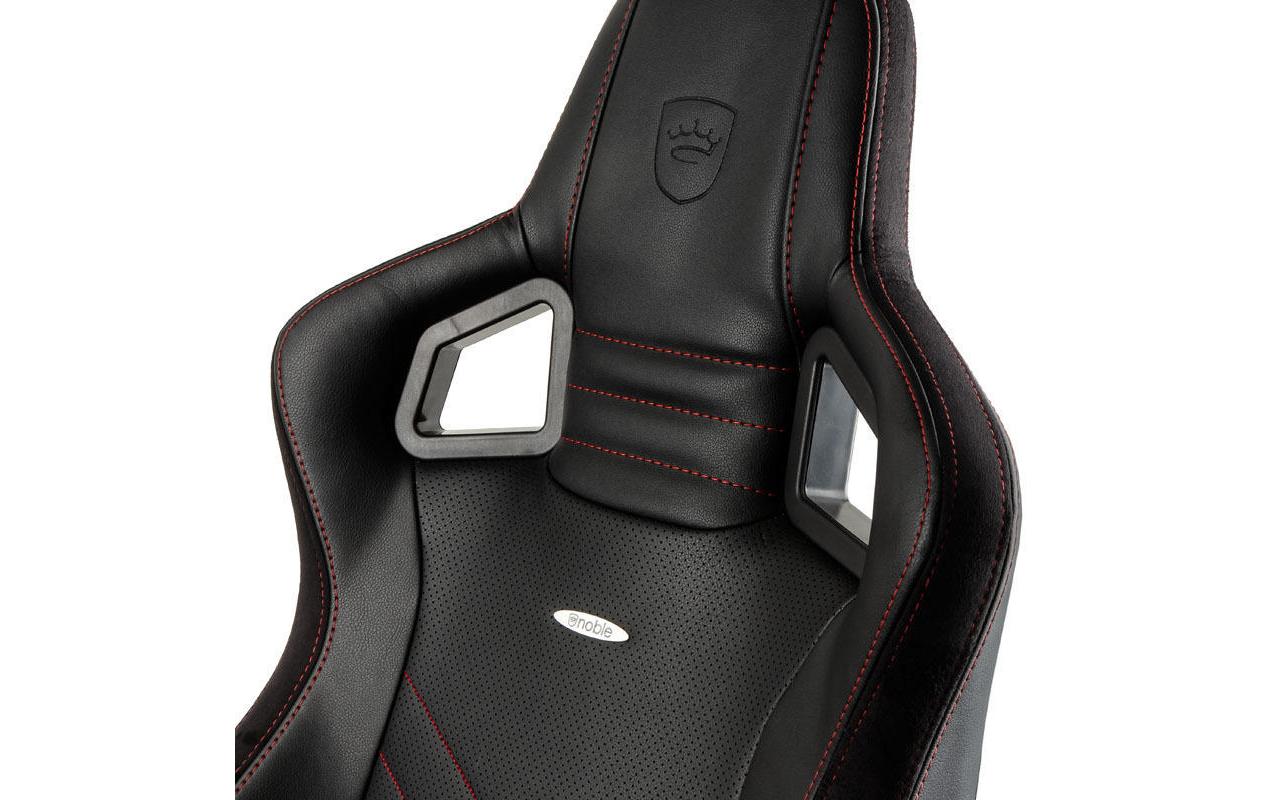 Gaming-Stuhl EPIC Schwarz/Rot<br>Besonders bequemer Computersessel