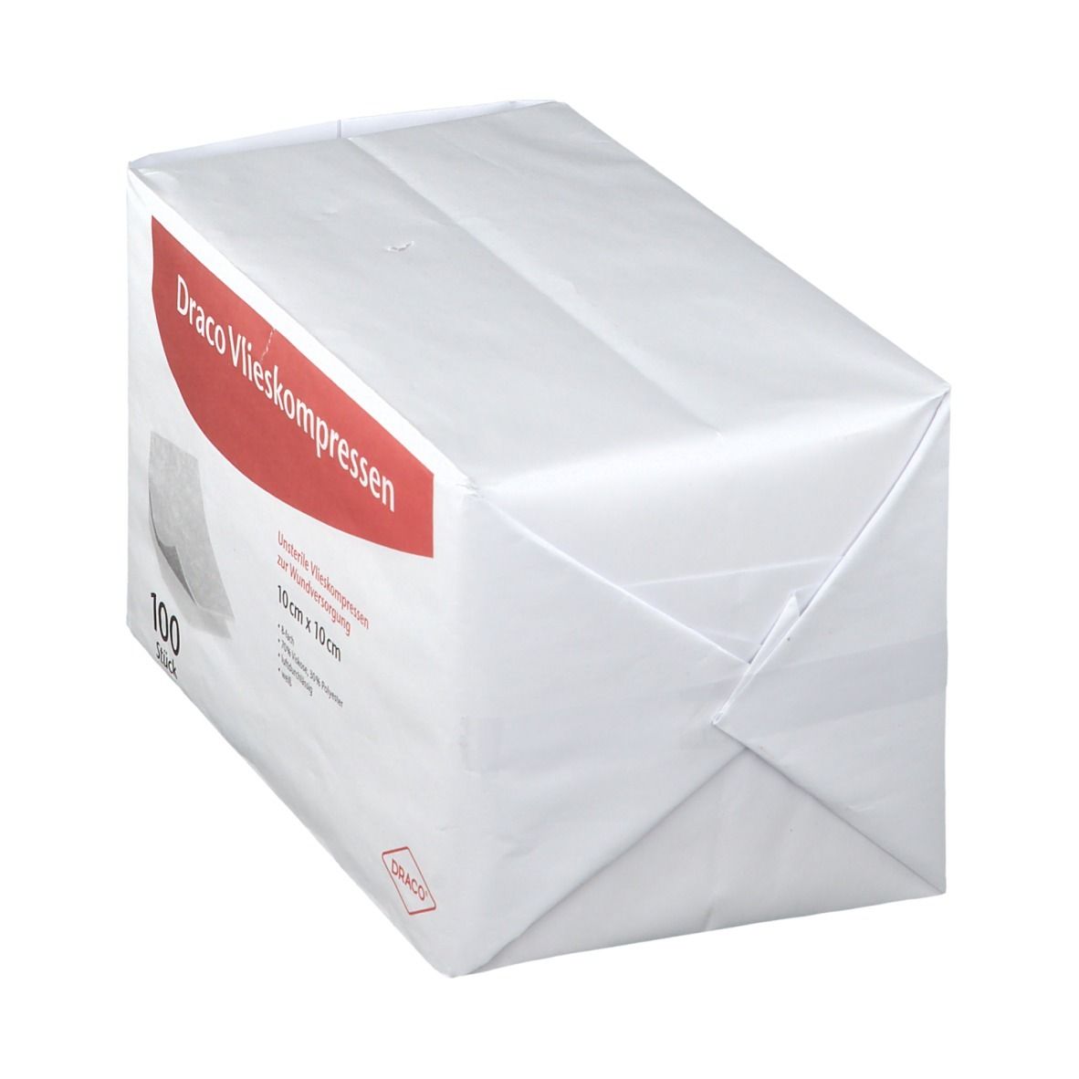 Draco-Vlieskompressen 8-fach unsteril 10 x 10cm