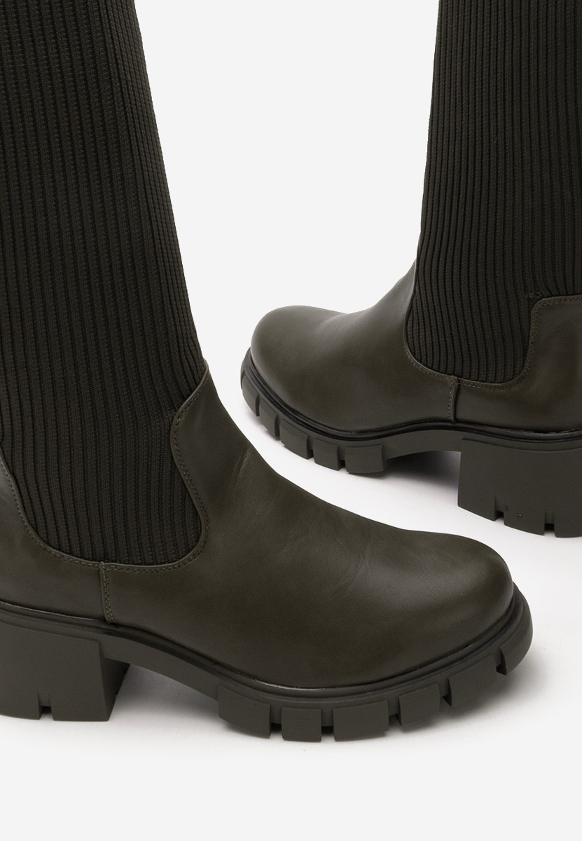 Bottes chaussettes verts Navasia
