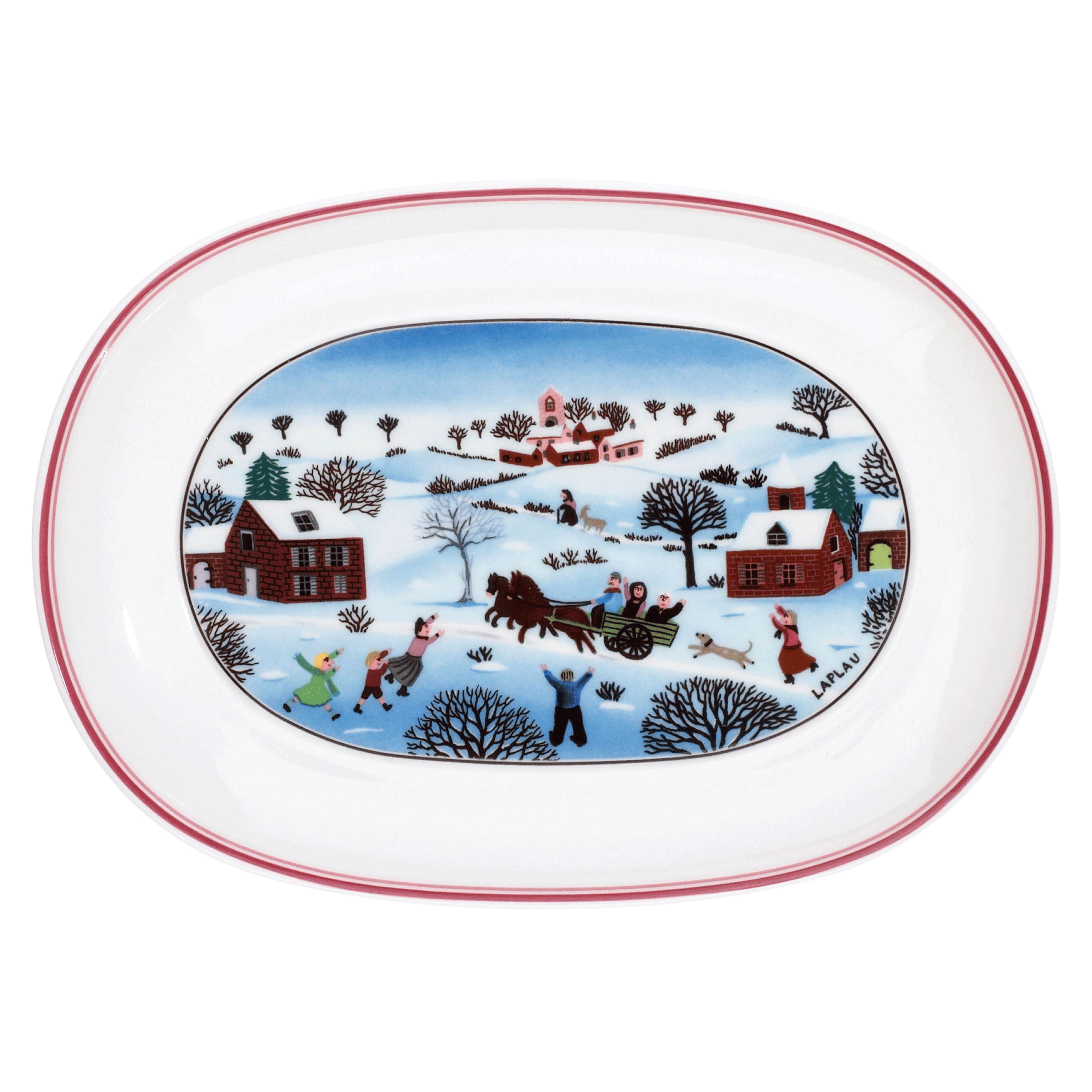Design Naif Centerpiece bowl Multi-colored, Premium Porcelain