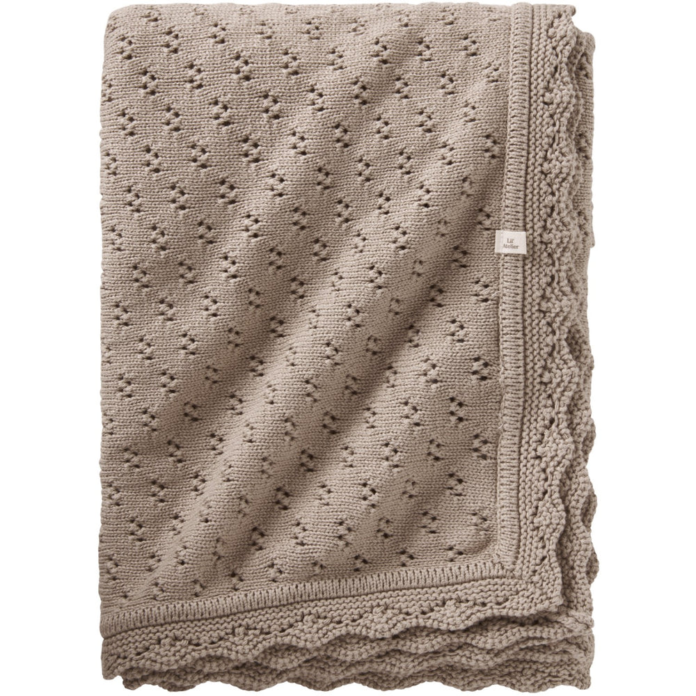 Køb Lil'Atelier Oxford Tan Melange Nbnnilio Strik Tæppe Lil
