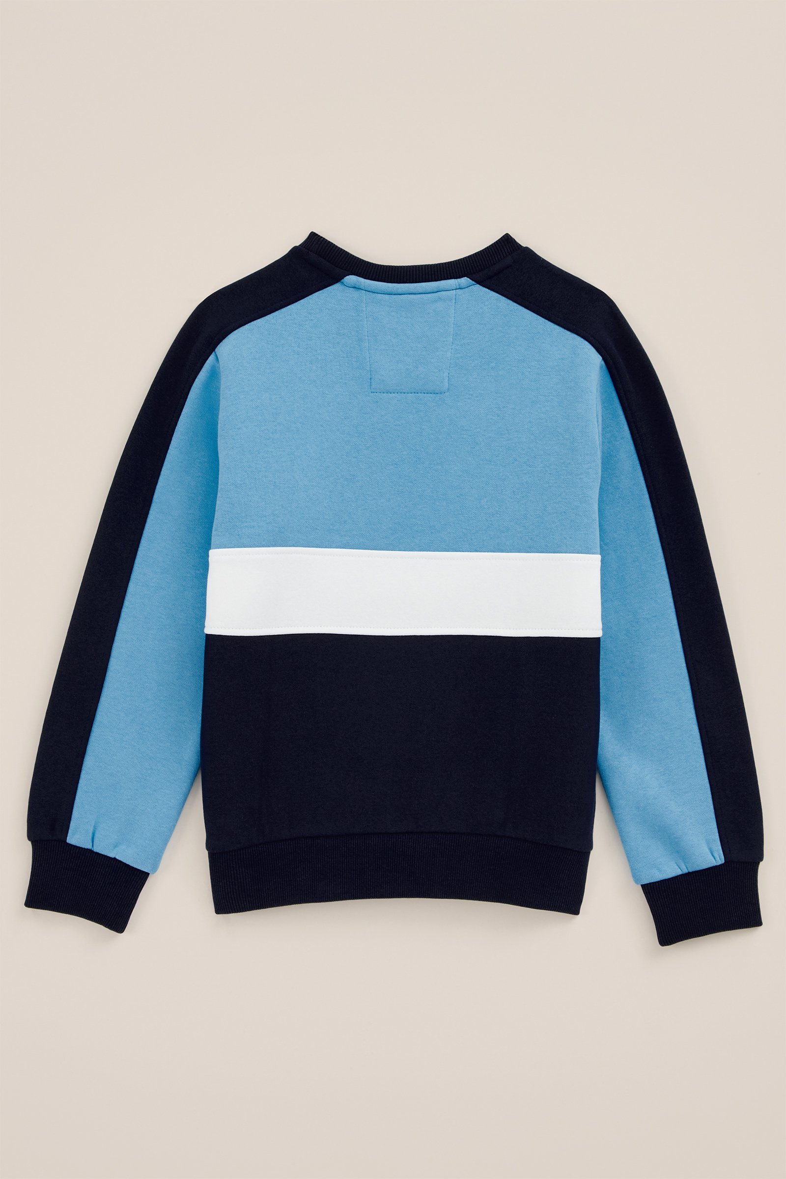 Jongens trui met colourblock Bad Boys Blauw