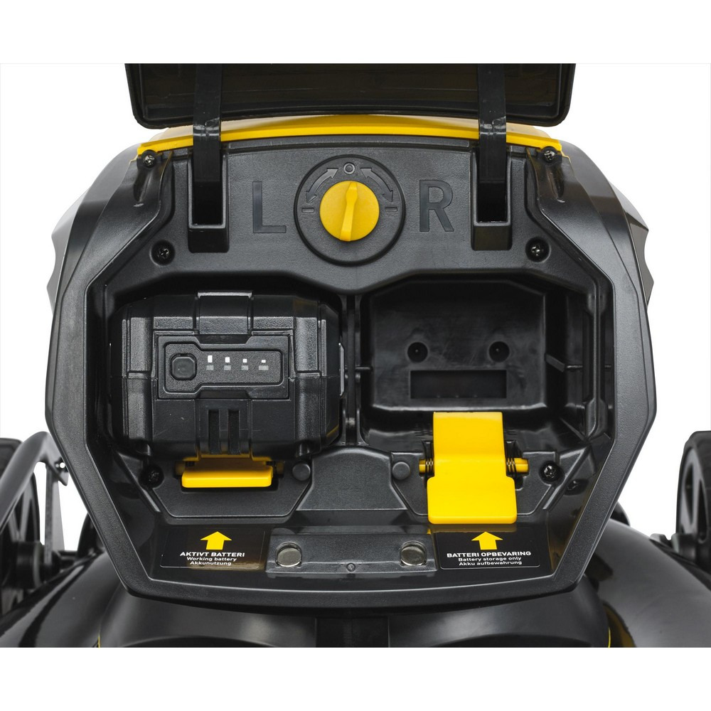 Tondeuse tractée double batterie 40v chargeur lame 46cm texas razor 4640tr-li